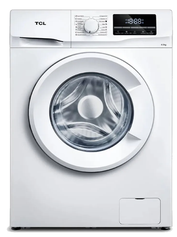 Lavarropas Tcl Inverter P606flw 6 Kilos 1200 Rpm Blanco Blanco