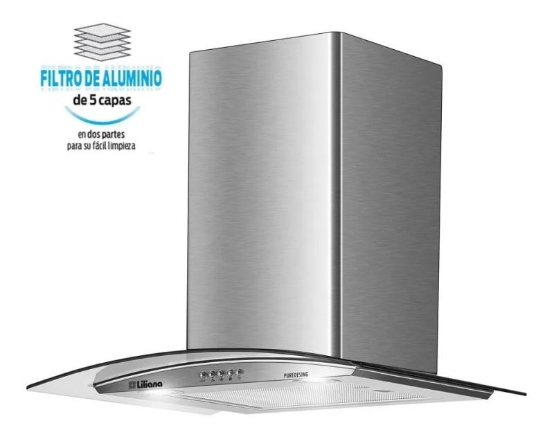 Campana De Cocina Liliana Kc994 Acero Luces Led