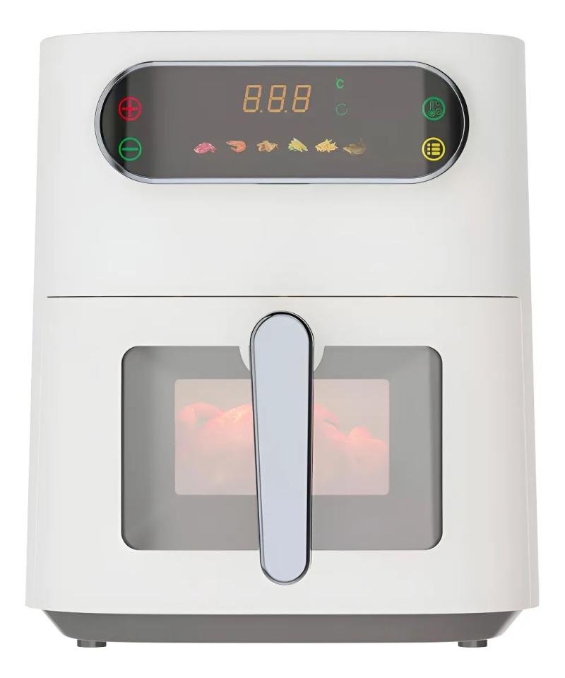 Freidora De Aire Embassy Ff1012 5.5 Lts 1500w Digital Visor