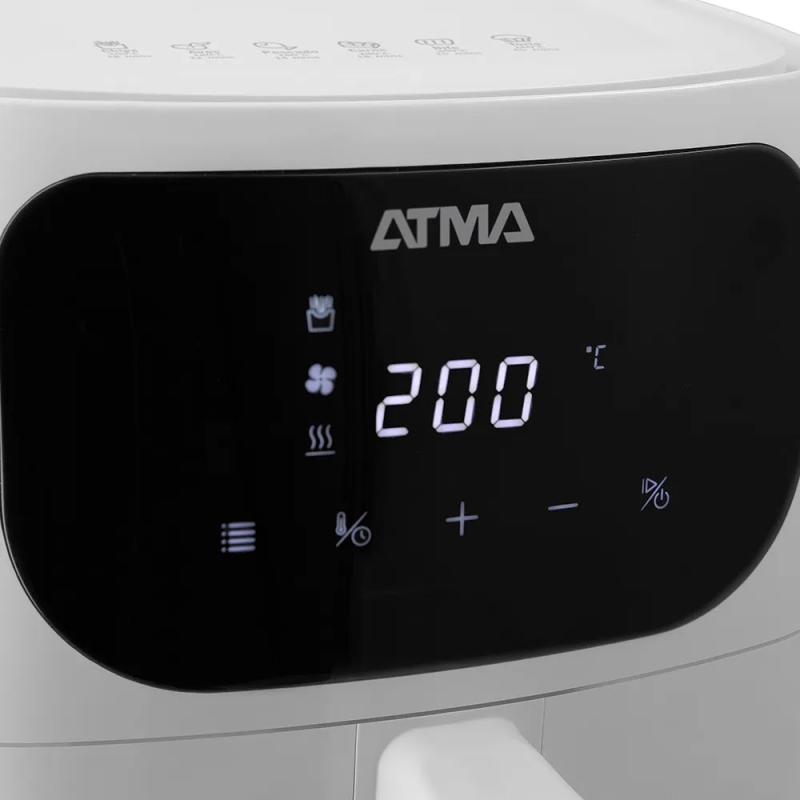 Freidora De Aire Digital Atma Fr60ar Sin Aceite Pro 6,5l BLANCA