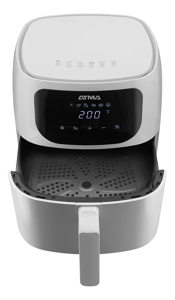 Freidora De Aire Digital Atma Fr60ar Sin Aceite Pro 6,5l BLANCA