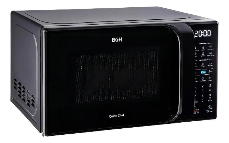 Microondas Bgh B223dn20 Eco Digital 23l 800w Negro