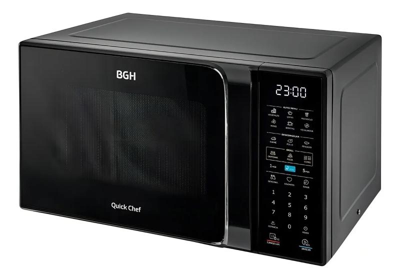 Microondas Bgh B223dn20 Eco Digital 23l 800w Negro