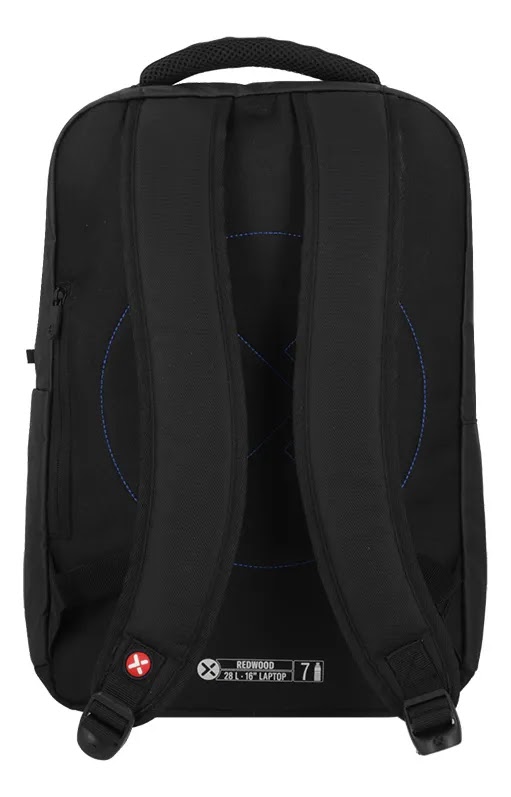 Mochila Xtrem Redwood 5 Xt Notebook 16   Negra / Azul 28 Lts