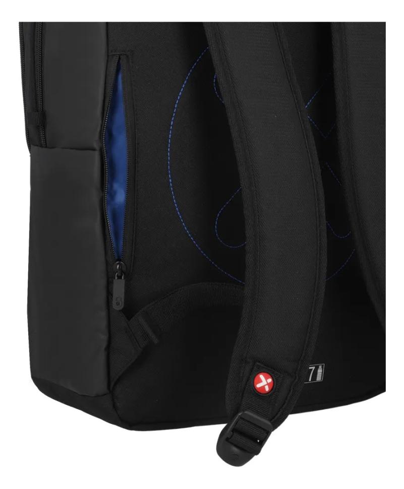 Mochila Xtrem Redwood 5 Xt Notebook 16   Negra / Azul 28 Lts