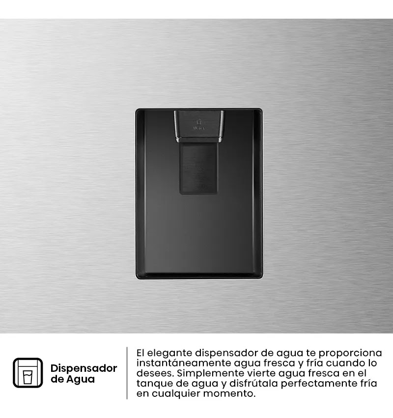 Heladera Inverter No Frost Hisense 267 Lt Dispenser Rt3n250