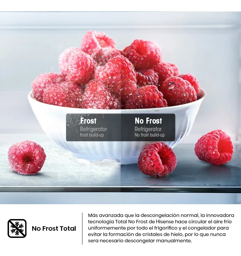 Heladera Inverter No Frost Hisense 267 Lt Dispenser Rt3n250