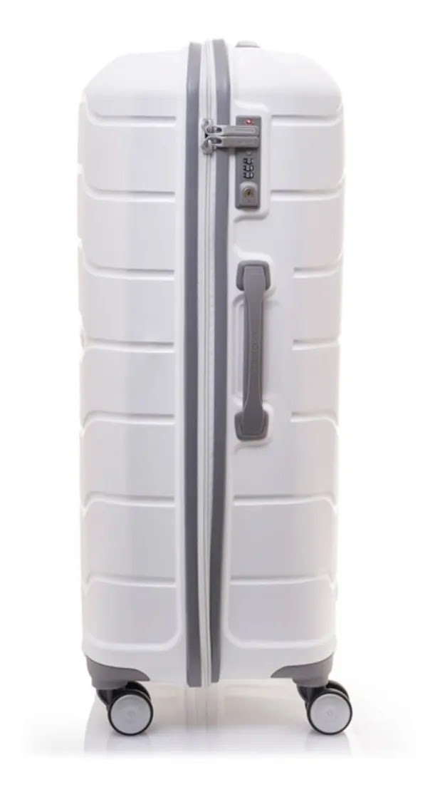 Valija Samsonite Octolite Rigida Tamaño Grande 8 Ruedas 360 Grados BLANCA