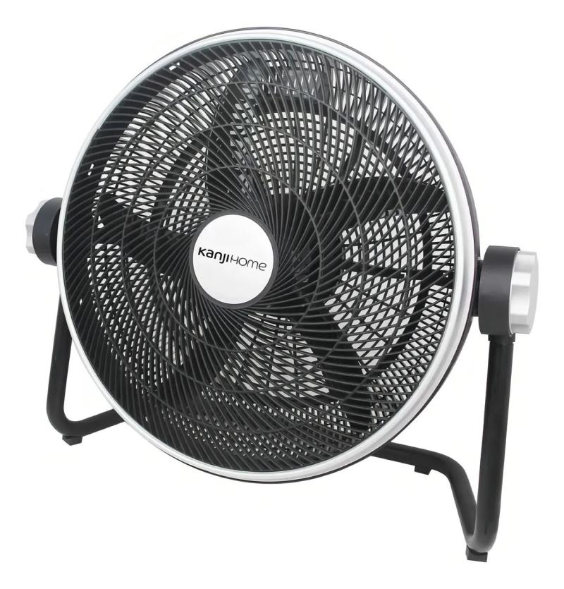 Turbo Ventilador Kanji 20 Fh2010 Plastico 80 Watt Cantidad De Aspas 5 Color De La Estructura Negro Diámetro 50.8 Cm