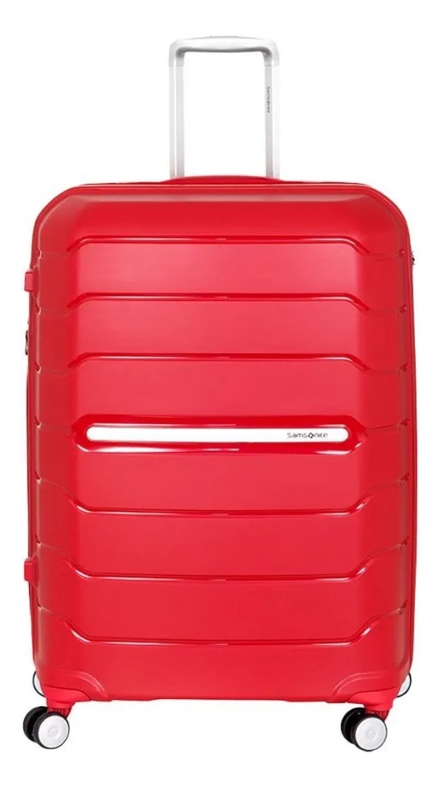 Valija Samsonite Octolite Rigida Tamaño Grande 8 Ruedas 360 Grados ROJA