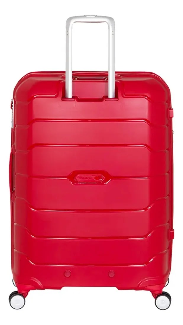 Valija Samsonite Octolite Rigida Tamaño Grande 8 Ruedas 360 Grados ROJA
