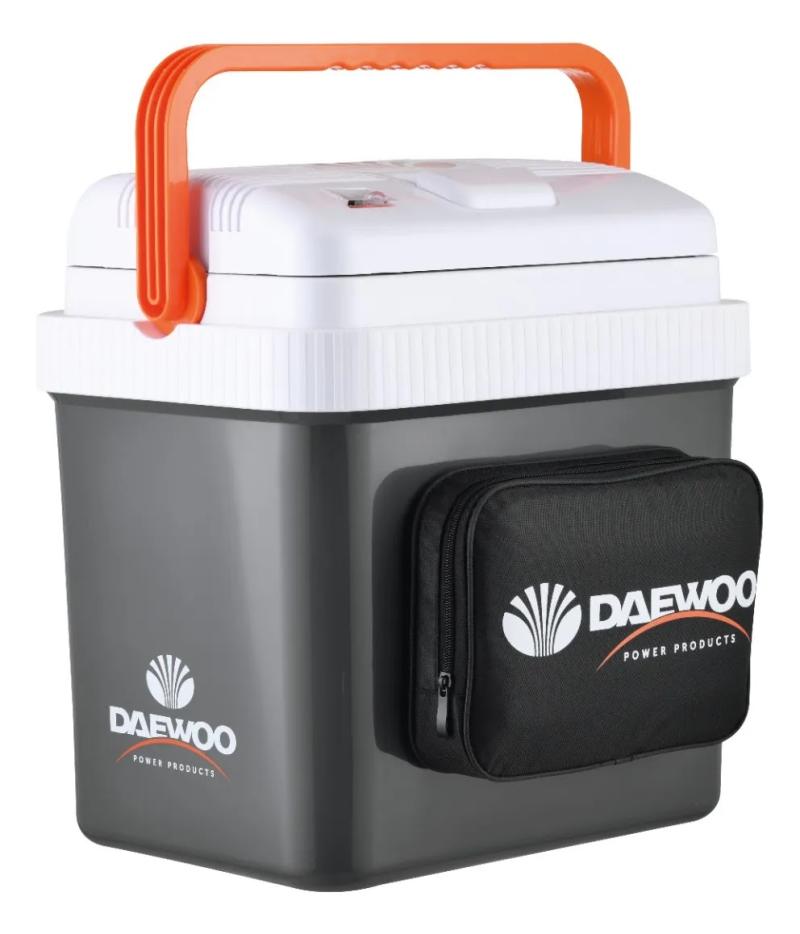 Conservadora Termoeléctrica Daewoo 24l Auto 12v 220v Dawc24l Color Gris
