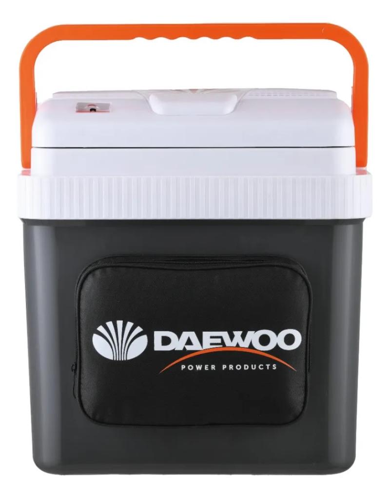 Conservadora Termoeléctrica Daewoo 24l Auto 12v 220v Dawc24l Color Gris
