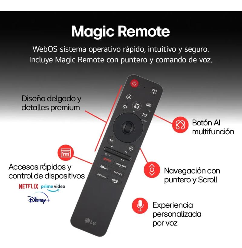 Smart TV 50" LG 50UA8050PSA LED 4K UHD WebOS AI ThinQ Procesador a5