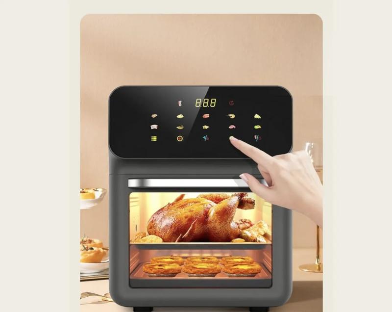 Freidora De Aire Embassy Ff1013 10 Lts 1500 W Digital Visor