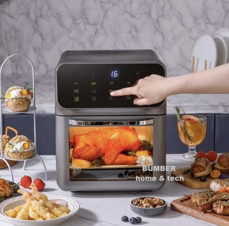 Freidora De Aire Embassy Ff1013 10 Lts 1500 W Digital Visor