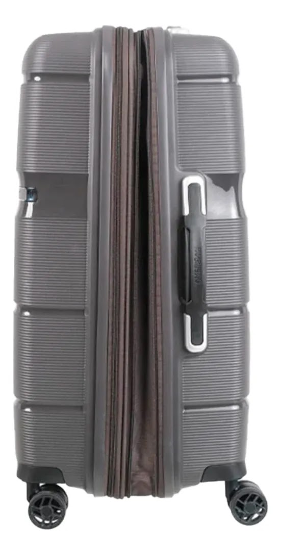 Valija American Tourister Linex Grande Expandible Gris Oscuro