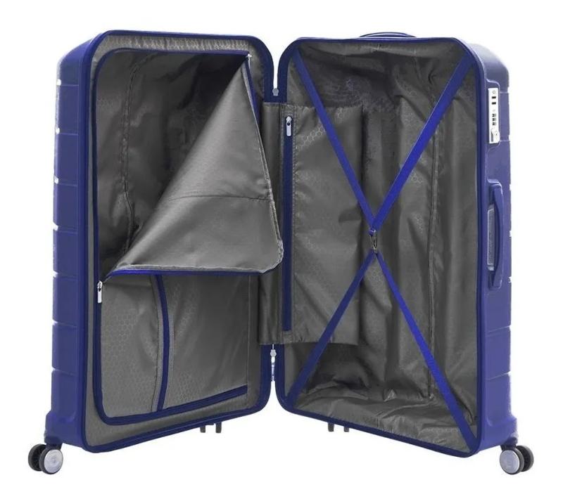 Valija Samsonite Octolite Rigida Tamaño Grande 8 Ruedas 360 Grados AZUL