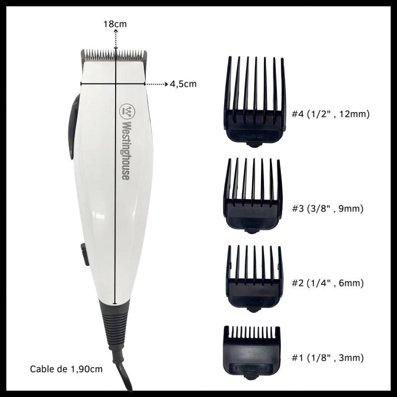 Cortadora De Pelo Westinghouse Con Cabezal De Acero Whhcl908