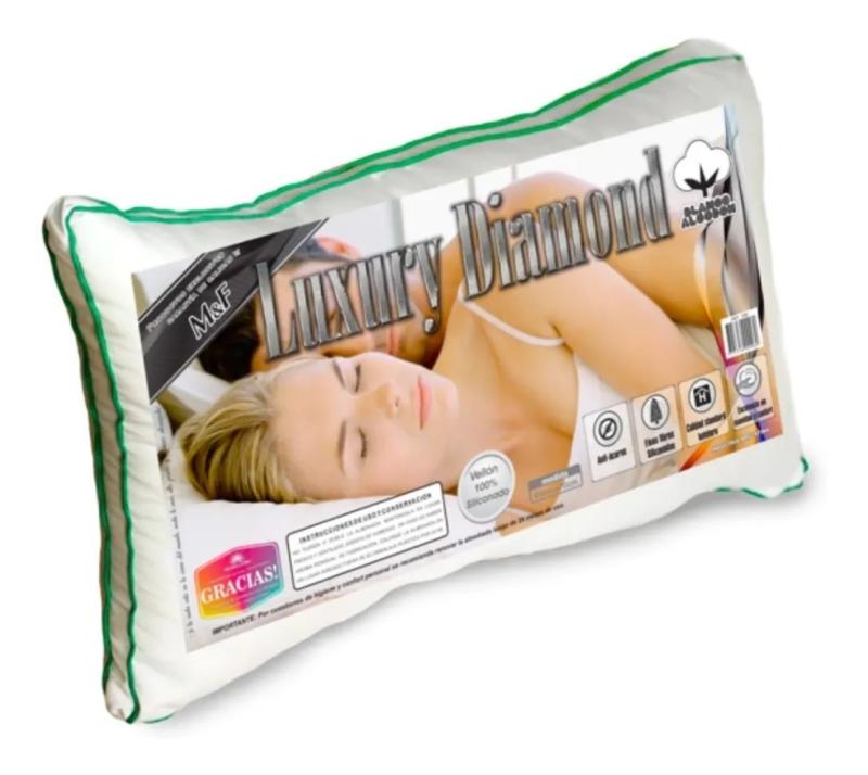 Almohada Nube Luxury Diamond Vellon 70x40
