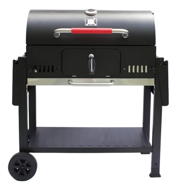 Parrilla A Carbon Leña Bbq Grill Xd Estante Ruedas