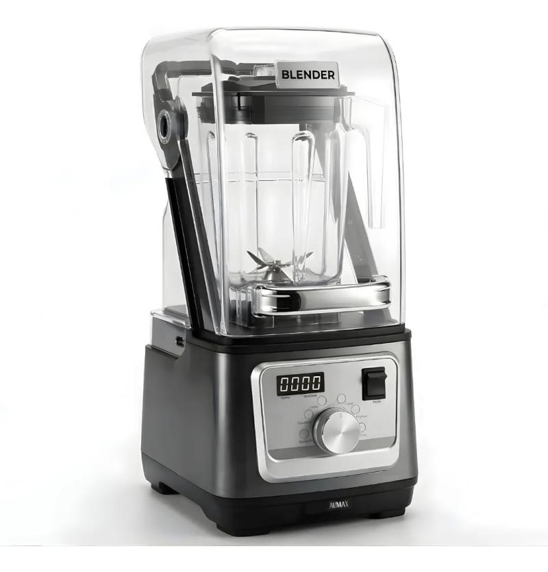 Licuadora Profesional AUMAX TITANIO Silver HS-606E 1600 WATTS