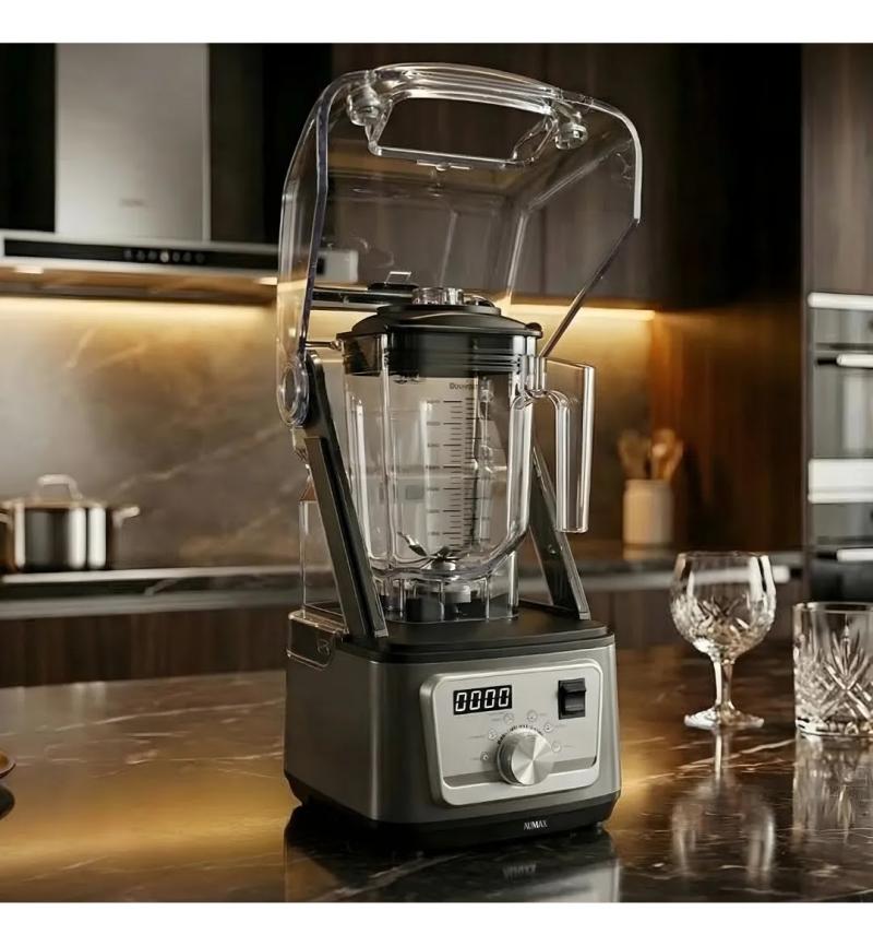 Licuadora Profesional AUMAX TITANIO Silver HS-606E 1600 WATTS