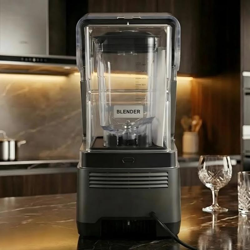 Licuadora Profesional AUMAX TITANIO Silver HS-606E 1600 WATTS