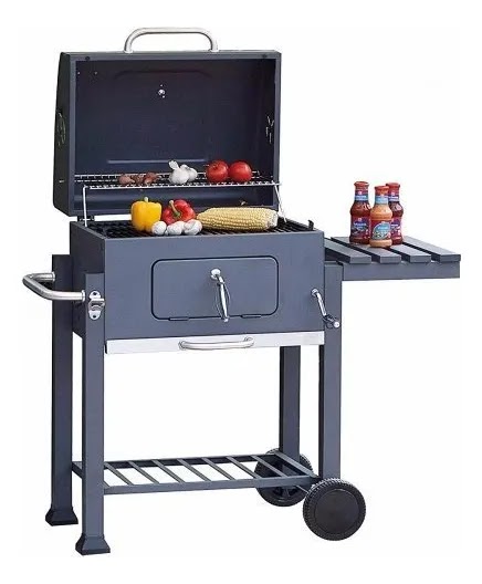 Parrilla Portátil Lusqtoff Par61 Con Ruedas