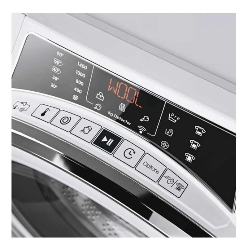Lavarropas Candy Ro1696dwh7 Inverter Smart 9 Kilos 1600 Rpm
