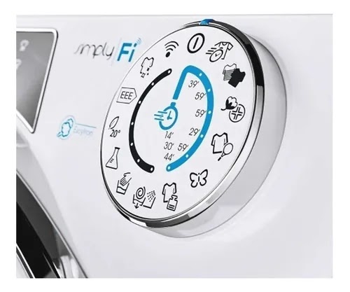 Lavarropas Candy Ro1696dwh7 Inverter Smart 9 Kilos 1600 Rpm
