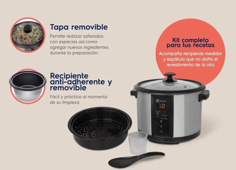 Olla Multifunción Eléctrica Electrolux Ecc20 630w