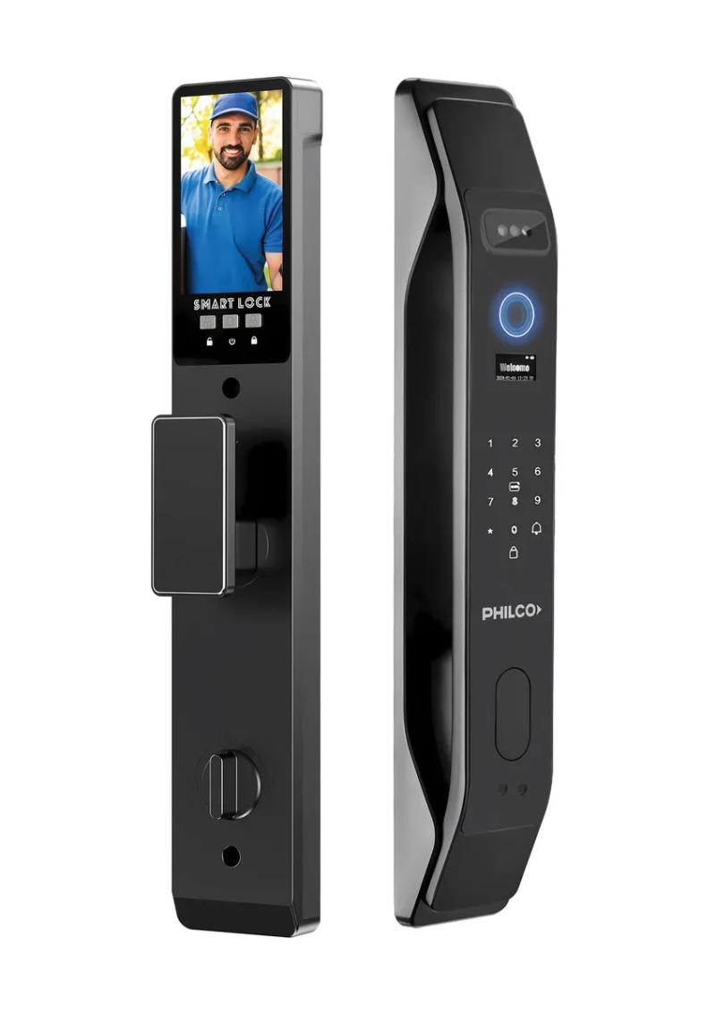 Cerradura Inteligente Philco SLP500 Wifi Reconocimiento Facial Tarjeta Llave