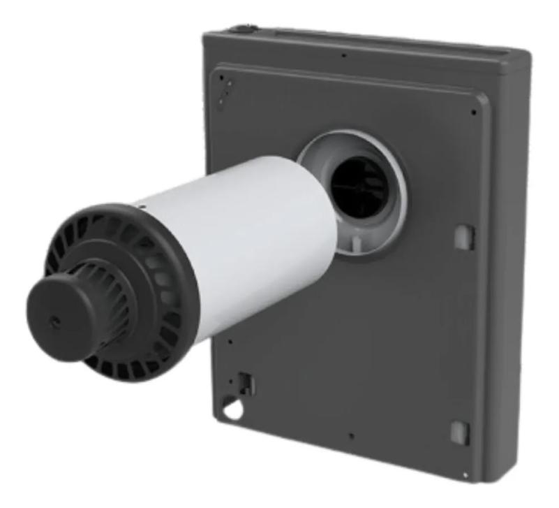 Calefactor Uniqo 3500 Calorias Tiro Balanceado By Coppens Grafito Central
