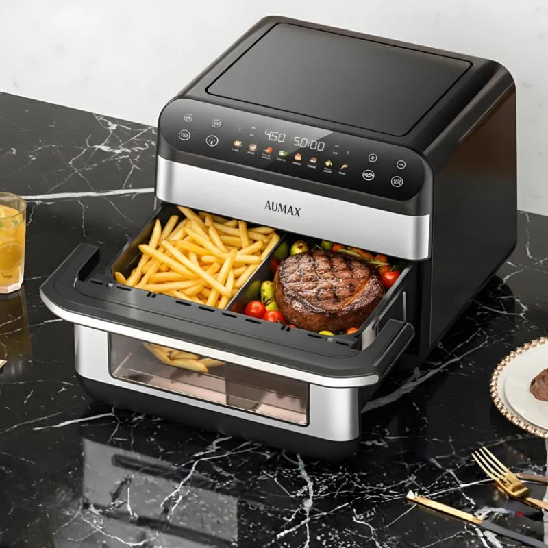 FREIDORA DUALCHEF RA922DSV DIGITAL 10 LITROS AUMAX