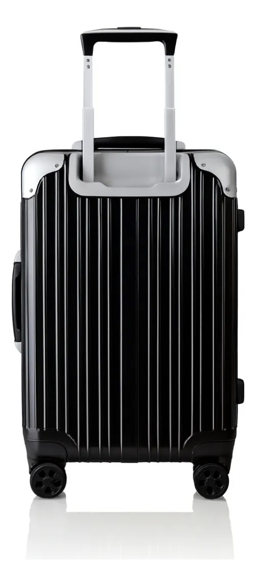 Valija Aumax Magna Red Silver Mediana 24 Marco De Aluminio