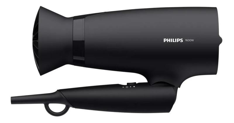 Secador De Pelo Plegable Philips Thermoprotect Bhd308/10 Color Negro
