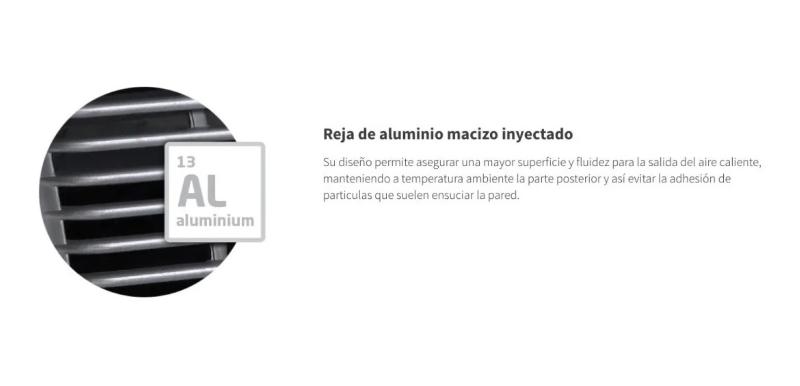 Calefactor Electrico Longvie Conveccion Forzada Termostato
