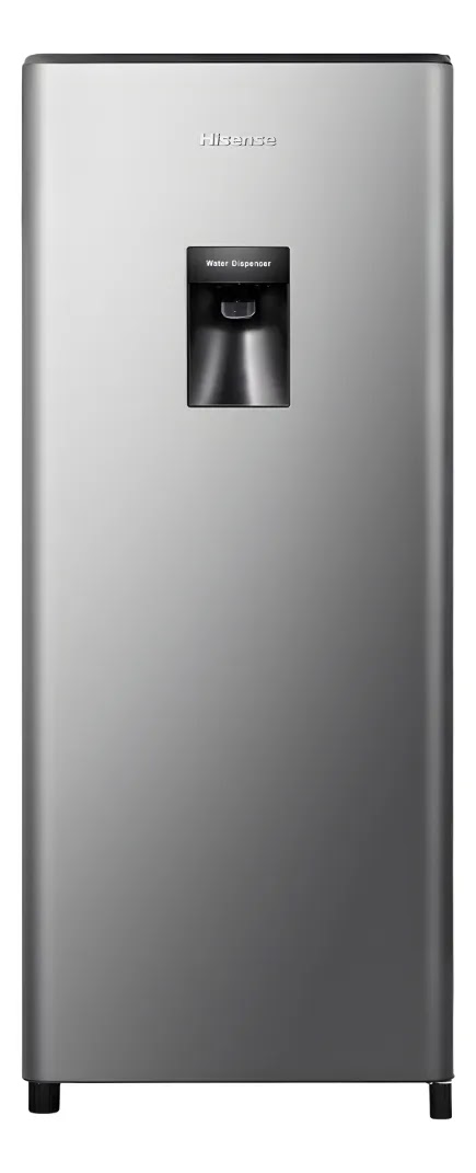 Heladera Single Door Hisense 177l Con Dispenser De Agua Silver