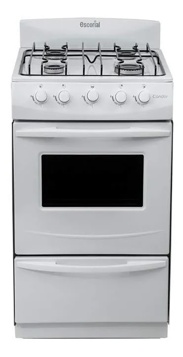 Cocina A Gas Escorial Candor S2 Color Blanco Gas Natural
