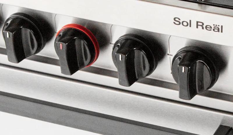 Cocina Industrial Sol Real 535 4 Hornallas Rejas Fundicion