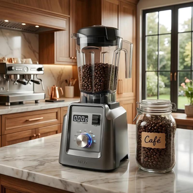 Licuadora Profesional AUMAX POTENZA SILVER HS-209C 1600 WATTS