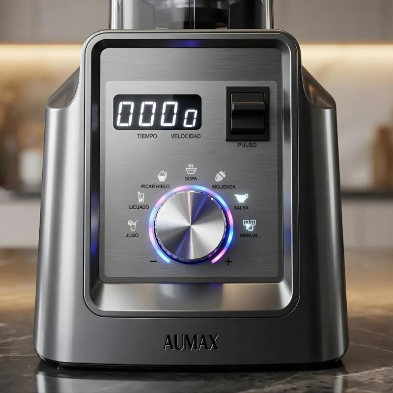 Licuadora Profesional AUMAX POTENZA SILVER HS-209C 1600 WATTS