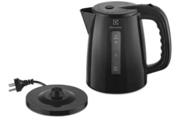 Pava Eléctrica Electrolux Efficient Corte Para Mate Eka10 Color Negro