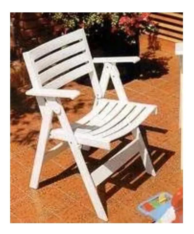 Sillón Delta Plegable Plásticos Munro Apoyabrazos