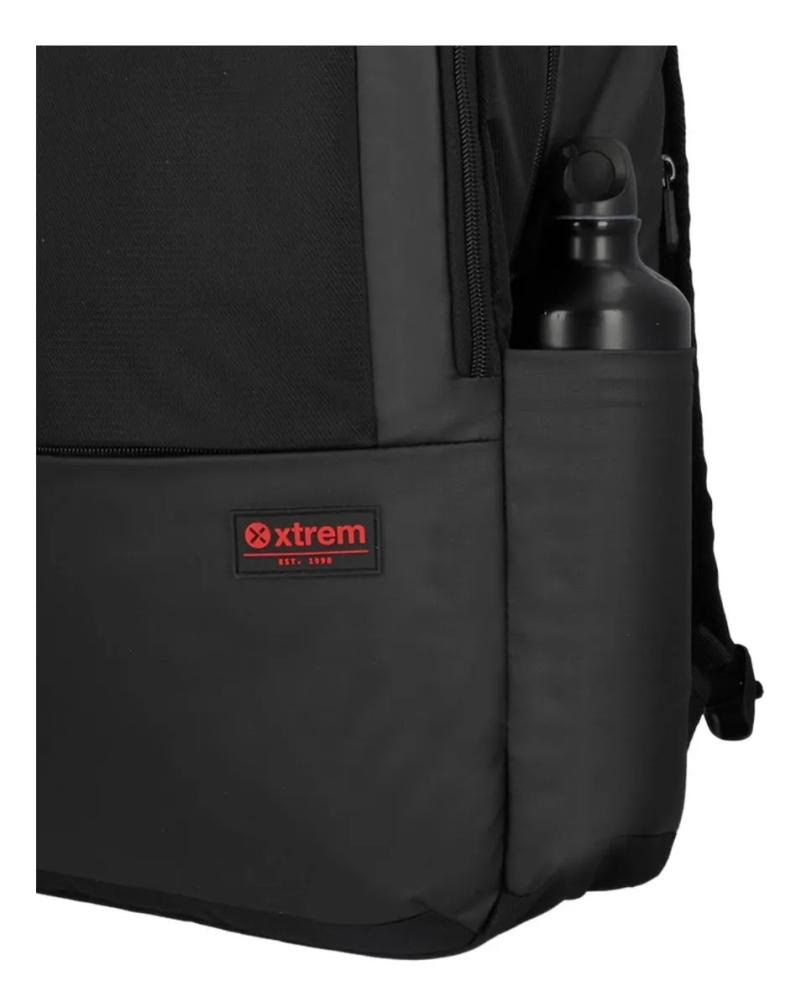 Mochila Xtrem Para Notebook 16  Redwood Negra/roja 28 Litros