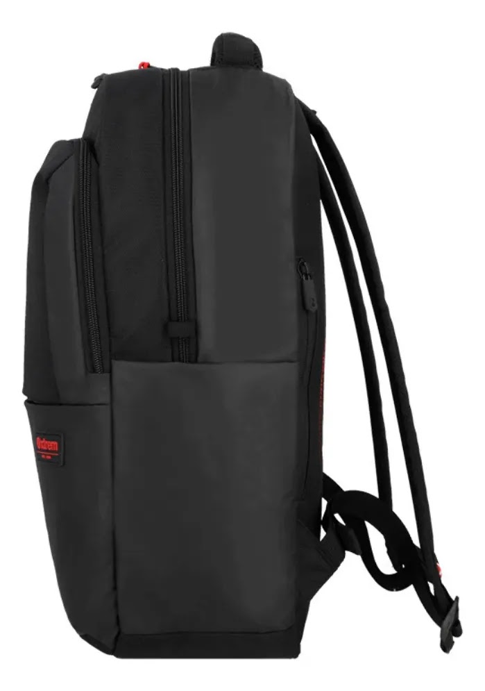 Mochila Xtrem Para Notebook 16  Redwood Negra/roja 28 Litros