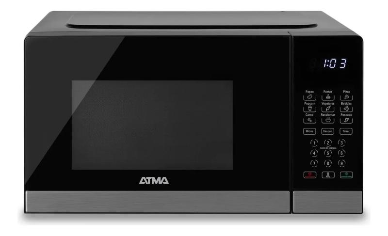 Microondas Digital Atma Watdb20ucp 20l 700w NEGRO