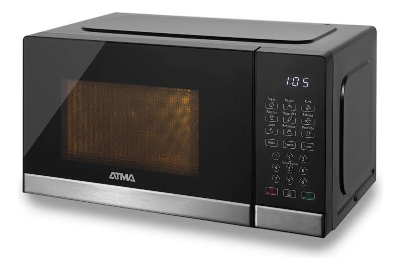 Microondas Digital Atma Watdb20ucp 20l 700w NEGRO