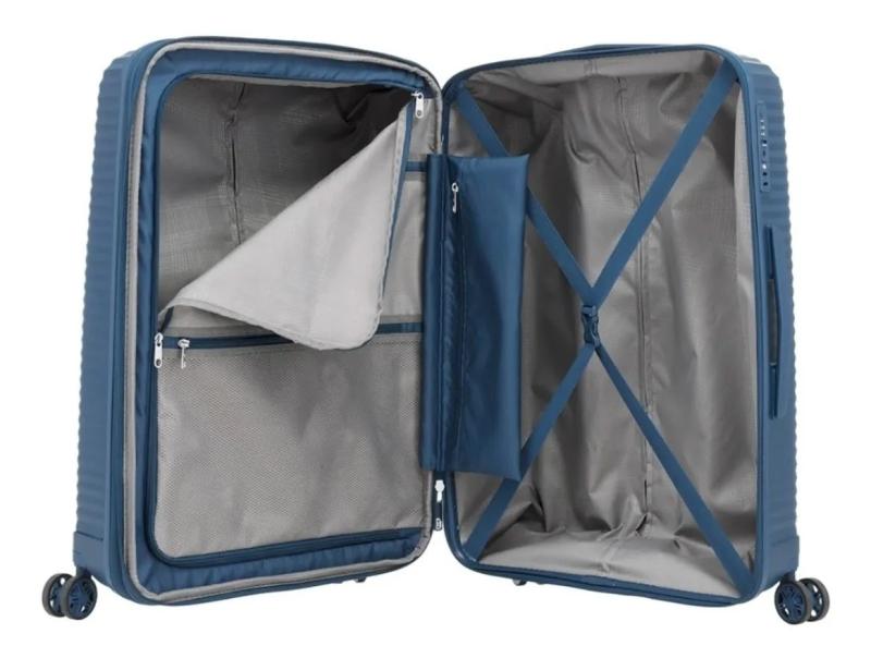 Valija Samsonite Rigida Varro Spinner Grande 8 Ruedas Tsa - AZUL